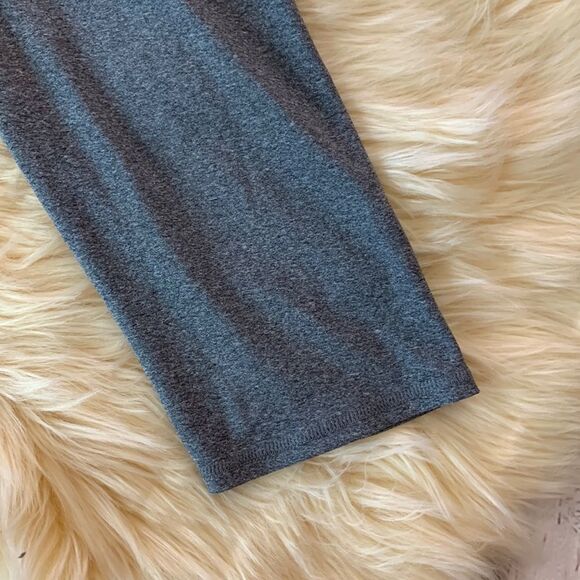 Women's Elastic Waist Workout 2 in 1 Capri Leggings Pants with Shorts At… - Picture 4 of 11